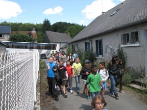 L'arrivée des enfants à Viam