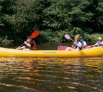 Descente de rivière en canoë