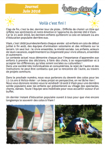 Journal juin 2016
