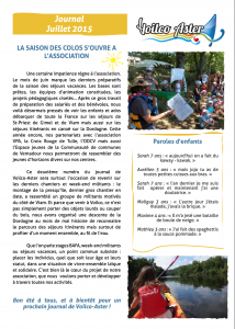 Journal juillet 2015