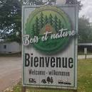 Panneau bienvenue camping